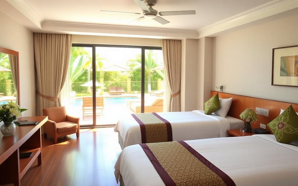 Superior Twin Room at The Laviana Hotel